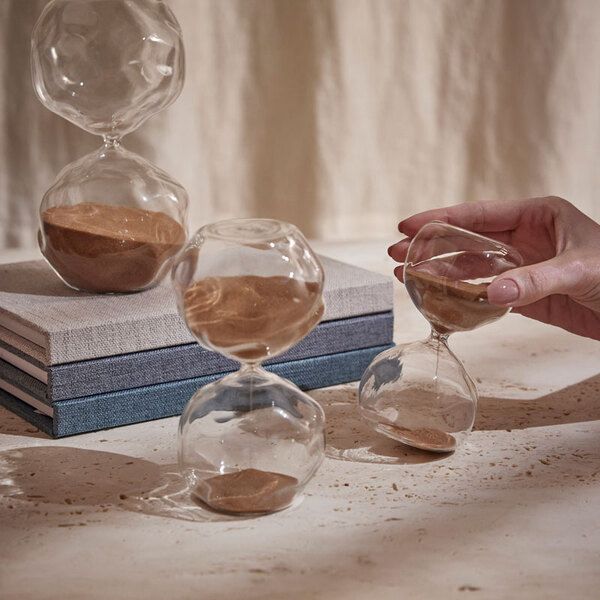 Ampulheta 30 minutos Areia Marrom