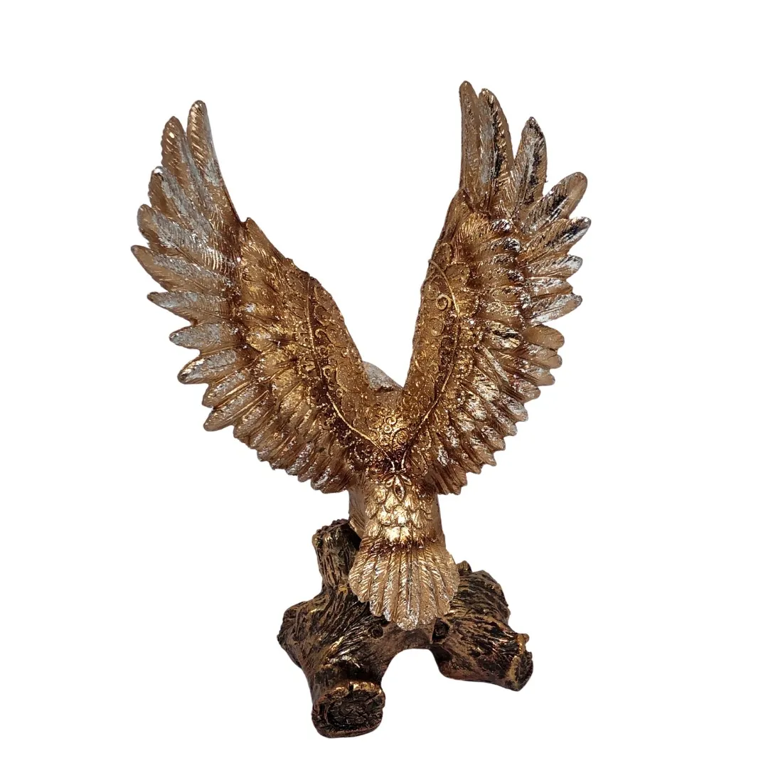 Àguia Decorativa em Resina 22cm