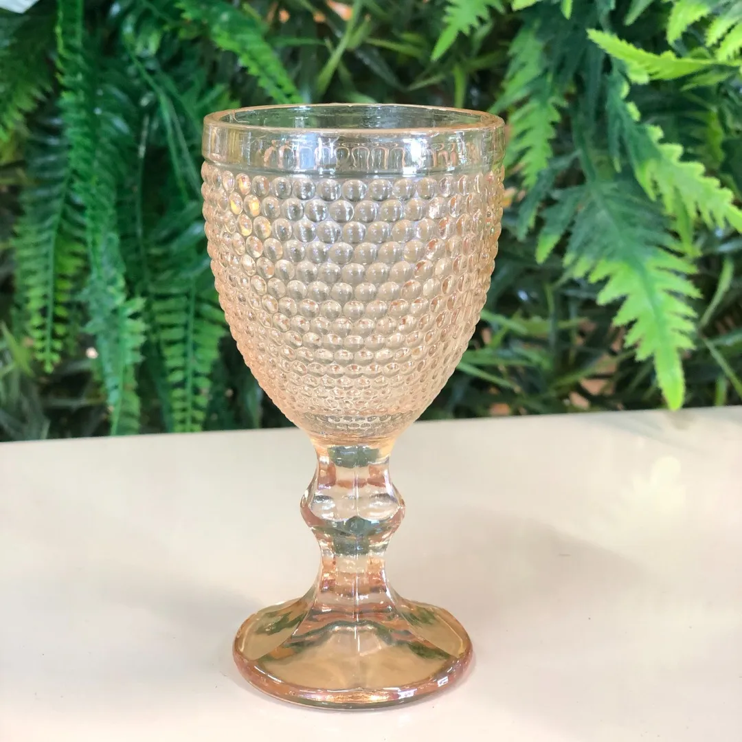 Mini Taça Âmbar em Vidro 10x5cm Mini Taça Âmbar em Vidro 10x5cm