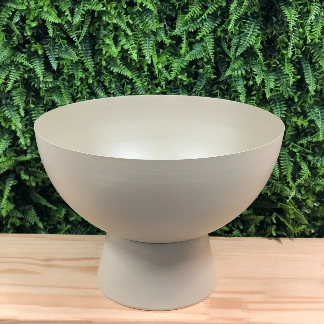 Cachepot em Metal Off 35cm Cachepot em Metal Off 35cm